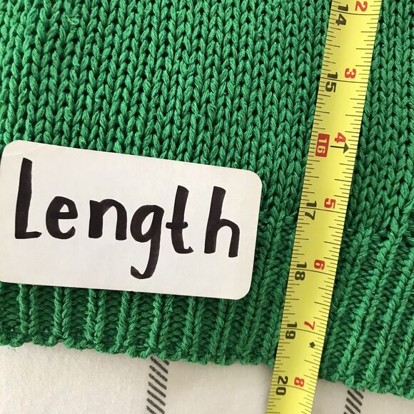 Vintage 80s 90s Liz Claiborne Green Silk Blend Knit Petite Cardigan Sweater S/M - Picture 6 of 9